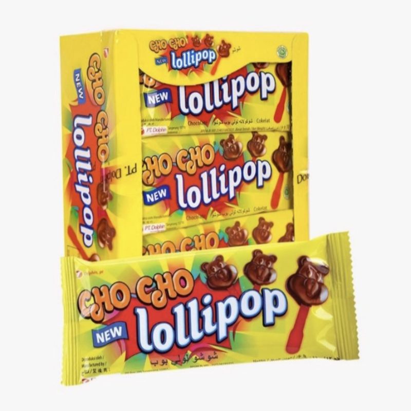 

Cho Cho Lollipop Cokelat (1 pack isi 24 pcs)