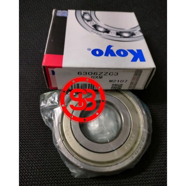 Bearing 6306 ZZ / 6306 ZZ C3 KOYO JAPAN ORIGINAL