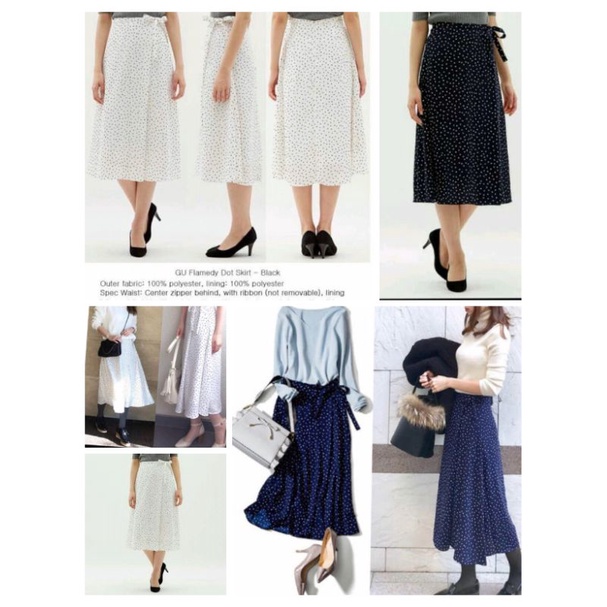 UNIQLO GU Skirt Rok Wanita Original Branded