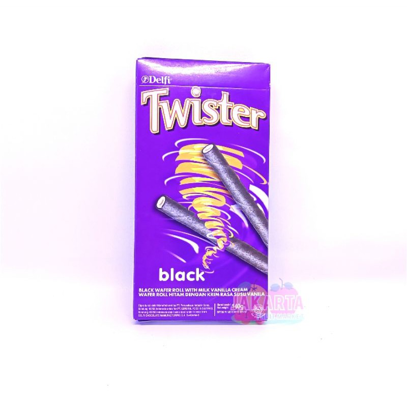 

(WAFER ROLL) DELFI TWISTER BLACK VANILLA 140G