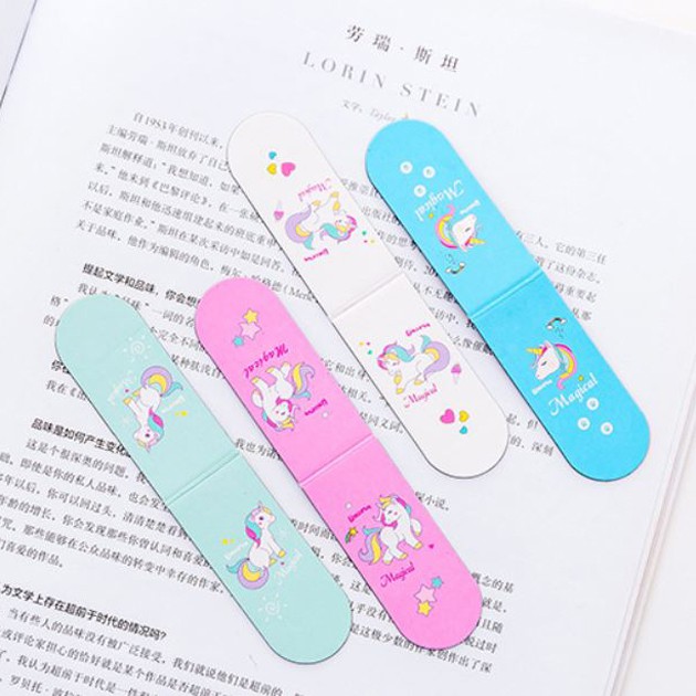 OILA pembatas buku magnet unicorn magnet bookmark (4B3) skl022