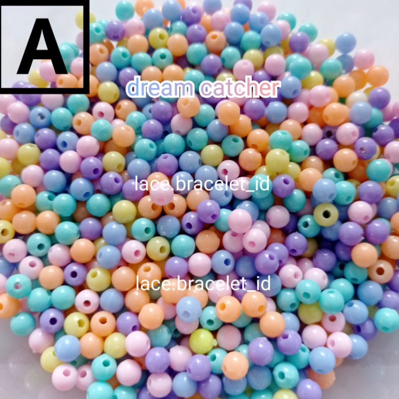 Mute PASTEL A mute gelang mute kalung aksesoris kerajinan craft monte manik manik beads