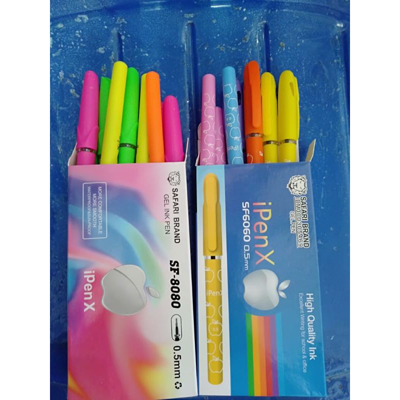 

12 pcs Bolpoin Ipen x / Pulpen Ipen X / Gel / (Harga 1 Lusin)