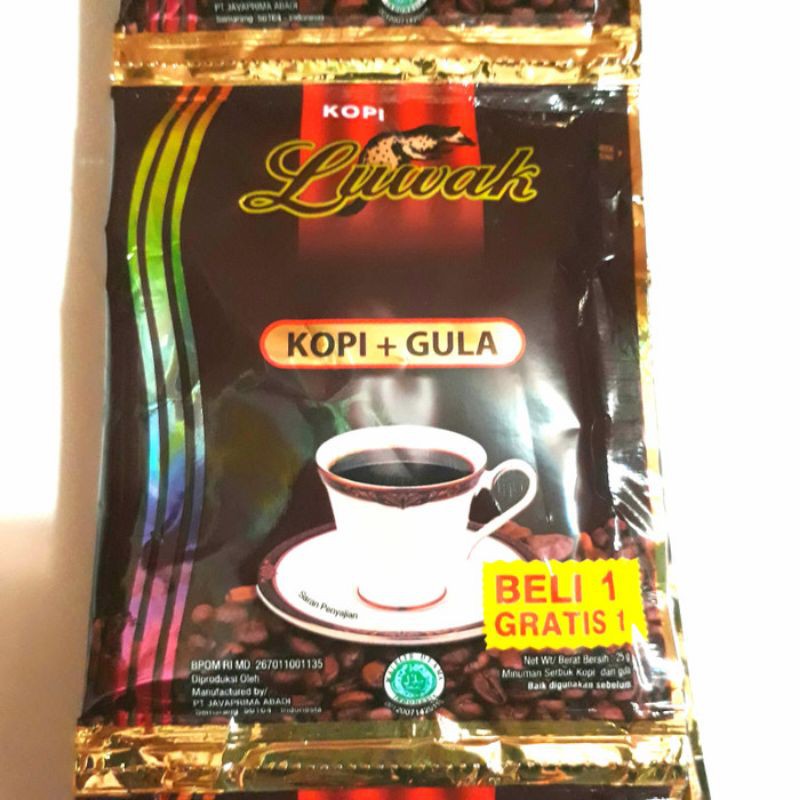 

Luwak hitam isi 20 sachet