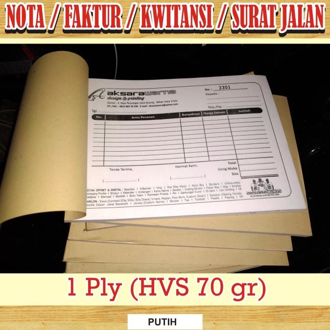 

Office & Stationery | Buku Tulis | Cetak Bukti Kas / Tanda Terima 1Ply | Best Seller