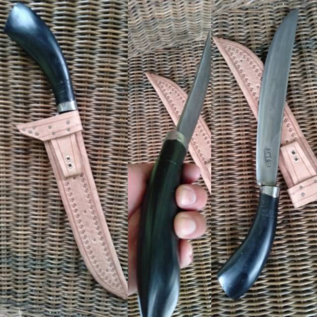 Pisau Daging tradisional Gagang Tanduk Kerbau