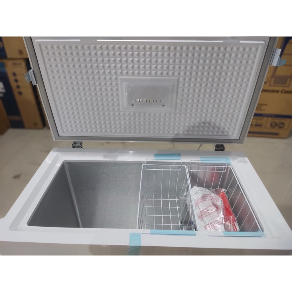 SHARP FRV 210 X CHEST FREEZER BOX FRV210X LEMARI PEMBEKU 190 LITER