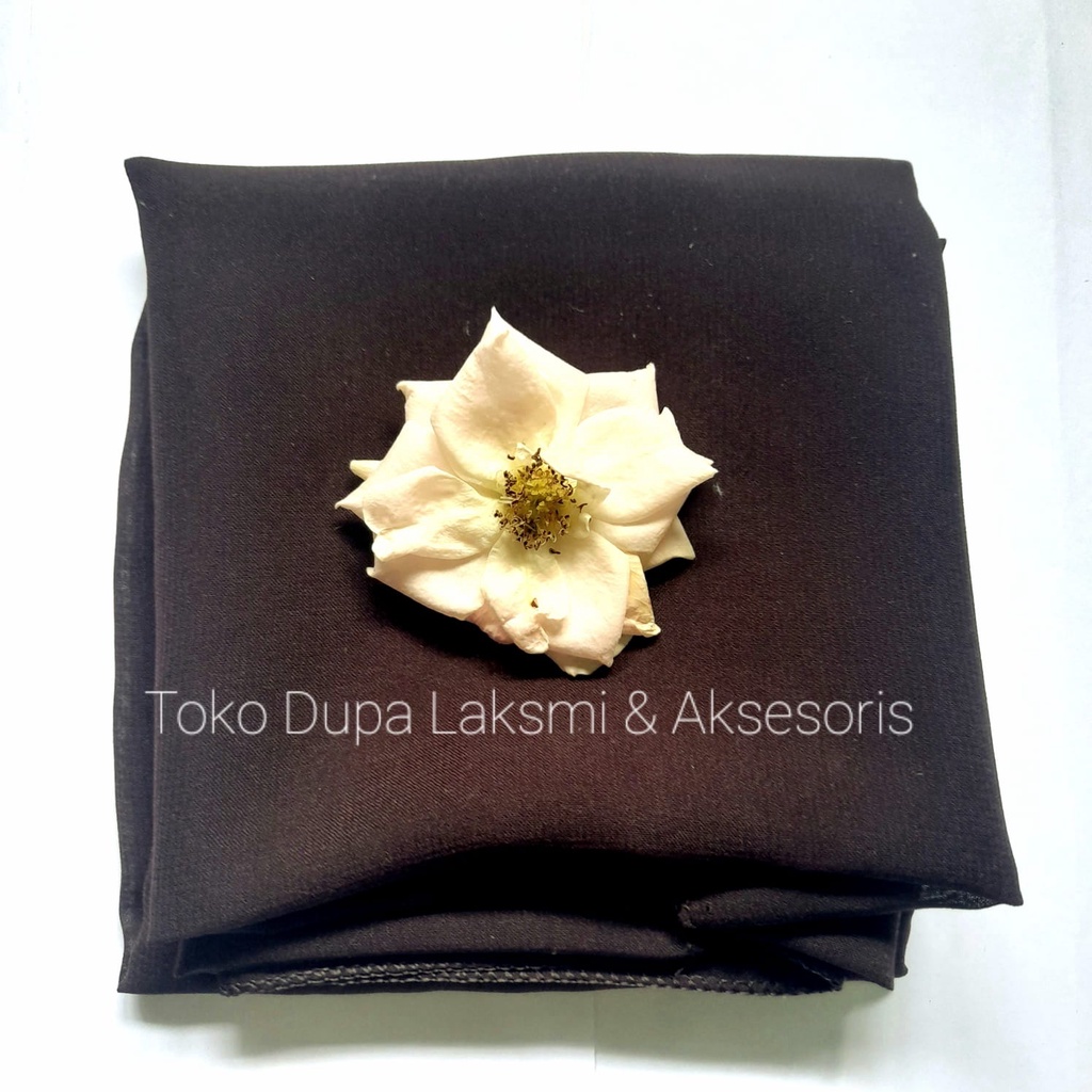 Selendang Murah Sifon Bali Polos panjang 2 m-Coklat