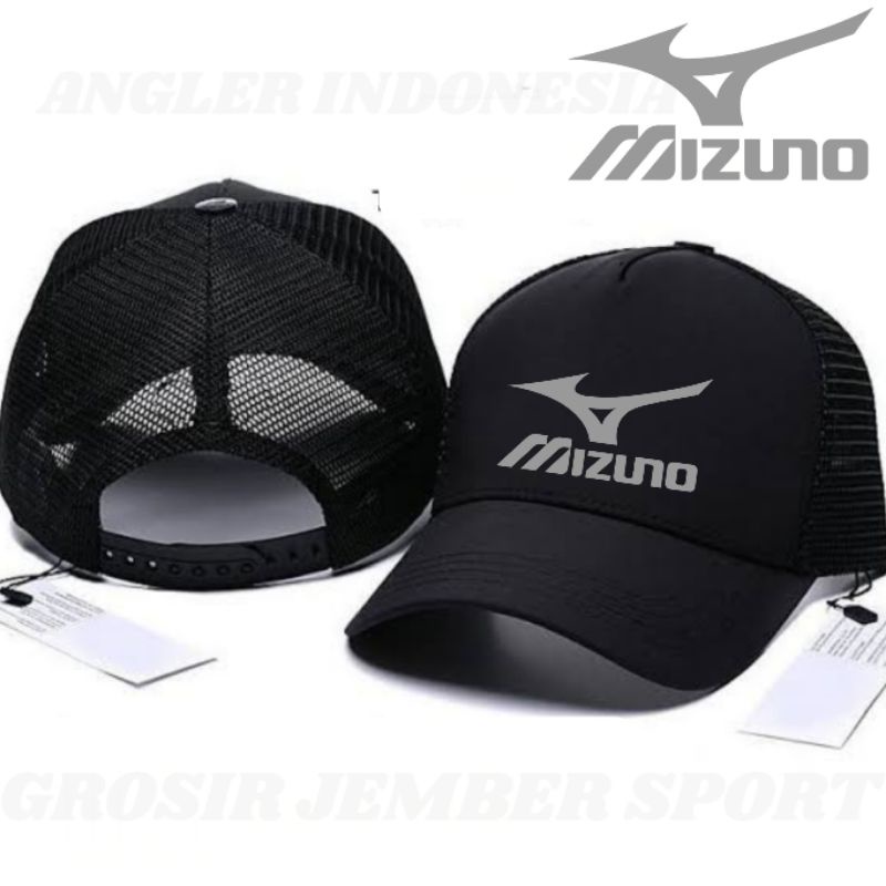 Topi voli topi baseball MIZUNO basic topi jaring topi trucker pelindung panas segala ukuran