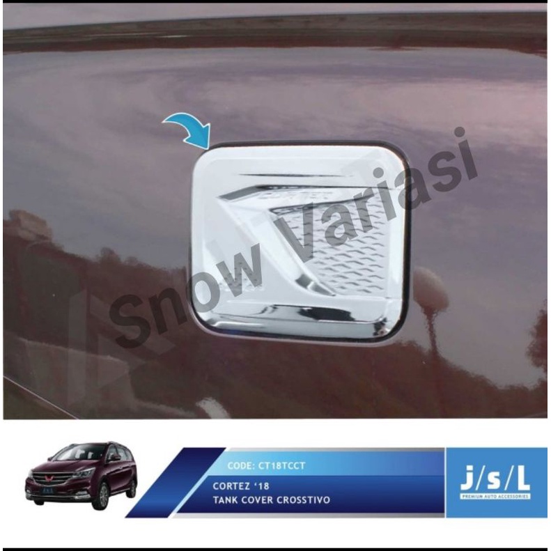 JSL Tank Cover Wuling Cortez Model Crosstivo Tutup Tangki Bensin