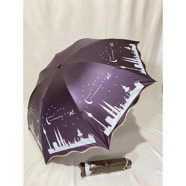 Payung Lipat 3 Motif Gedung Star Sakura Cherry Umbrella 15210