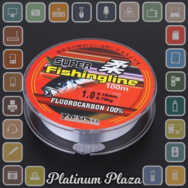 YAOXIN Super Fishingline Senar Tali Pancing Fluorocarbon Line 4.0 - OY0068 - Transparent`25OFTA-
