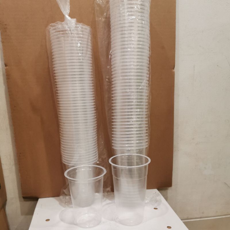 plastik cup / gelas plastik / Cup gelas 18oz & 22oz Starindo