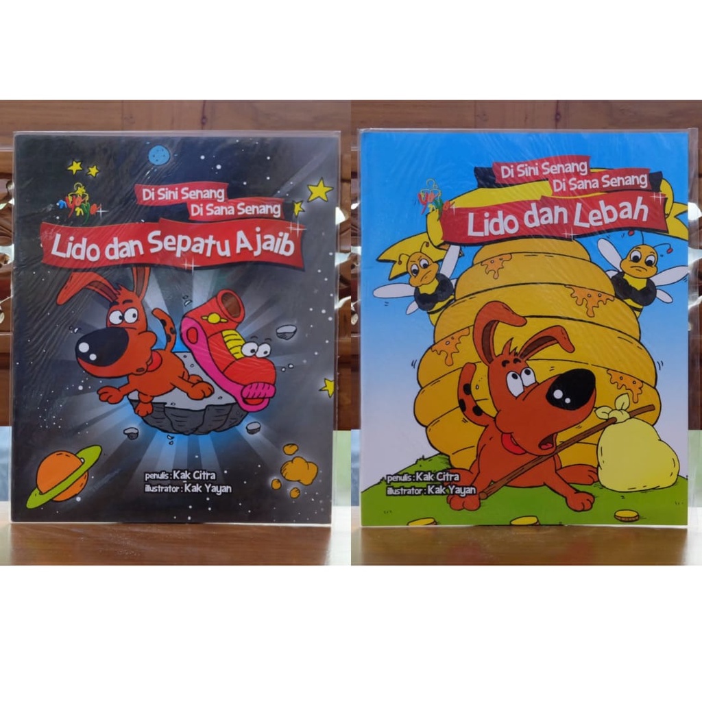 

DI SINI SENANG DI SANA SENANG - Buku Bacaan Lido Sepatu Ajaib dan Lido Lebah