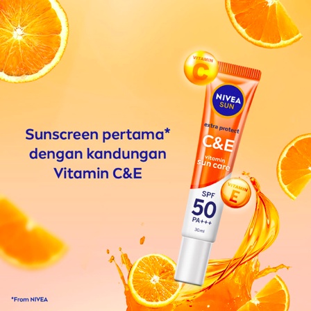 Nivea Sun Face / Body Protection Serum | Sunscreen C&amp;E / Oil Control / Instan Aura | Daily SPF 33