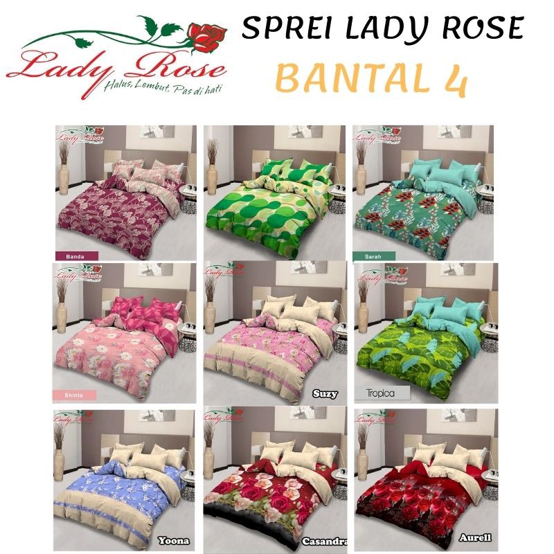 RC Sprei Lady Rose B4 180X200 cm