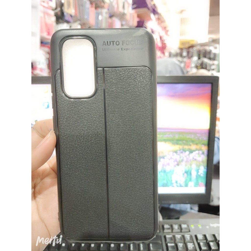 Auto Fokus Vivo V19 6.44 inchi Leather Soft Case VIVO V19 AUTOFOCUS Motif Kulit Jeruk