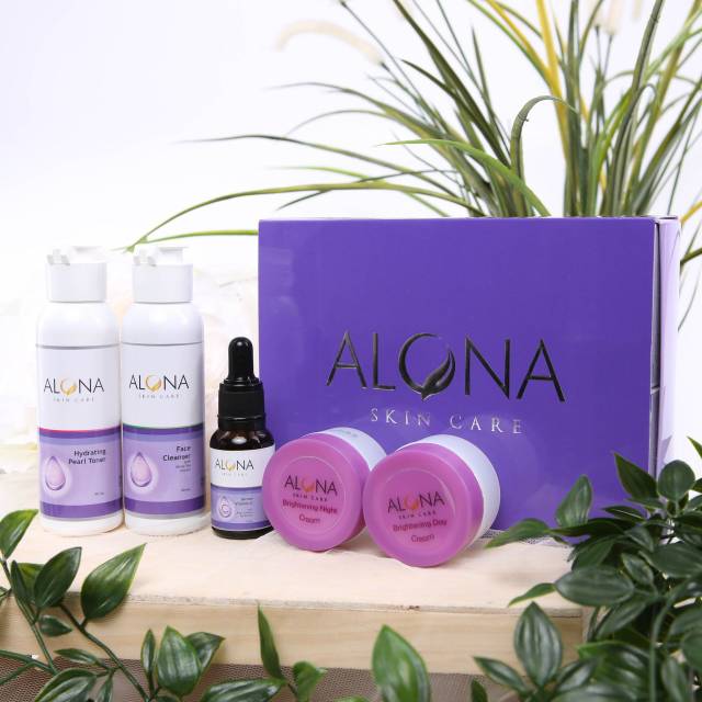  Alona  Skin Care Hilangkan flek Hitam di wajah Gratis Tas  