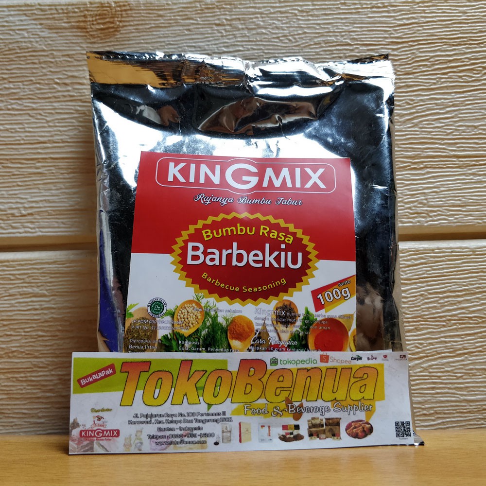 

Bumbu tabur Rasa Barbekiu Kingmix HI 100 gr