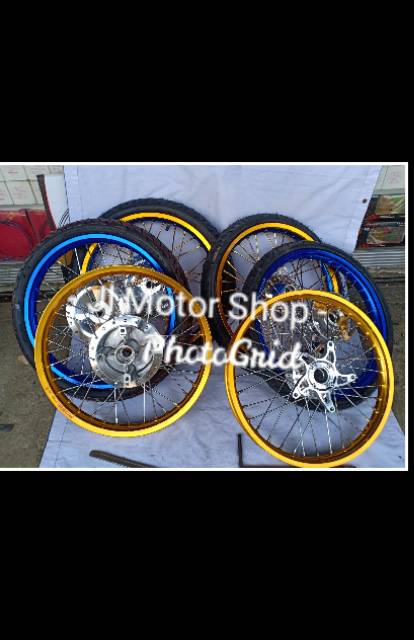 Paketan Velg Jari Jari VIXION New / Old Jupiter MX King New Jupiter Z MX OLD MX NEW SUPRA 125 REVO KARISMA BLADE TIGER Megapro Gl Pro CB150 R CBR 150 R DLL
