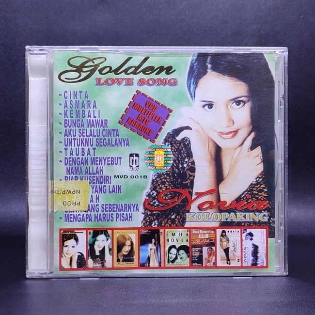 VCD NOVIA KOLOPAKING - GOLDEN LOVE SONG ORIGINAL