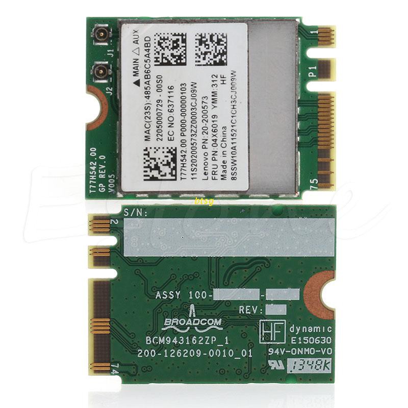 btsg Bluetooth 4.0 Dual-band Wireless WIFI Card for Lenovo G50-30 45 70 70M Z50-70-75