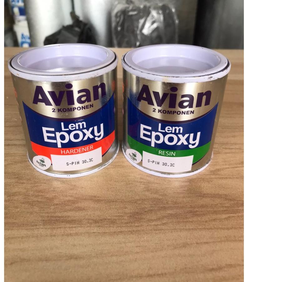

Special Lem Epoxy Avian 220 cc 340 gram kayu Besi logam Kaca ,.