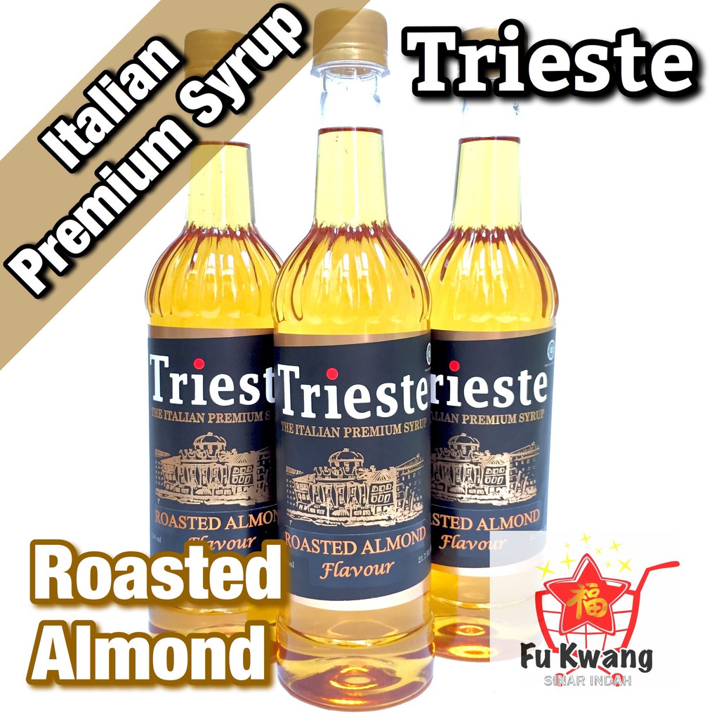 

Sirup Trieste Premium Syrup Rasa Roasted Almond Flavour 650 ml