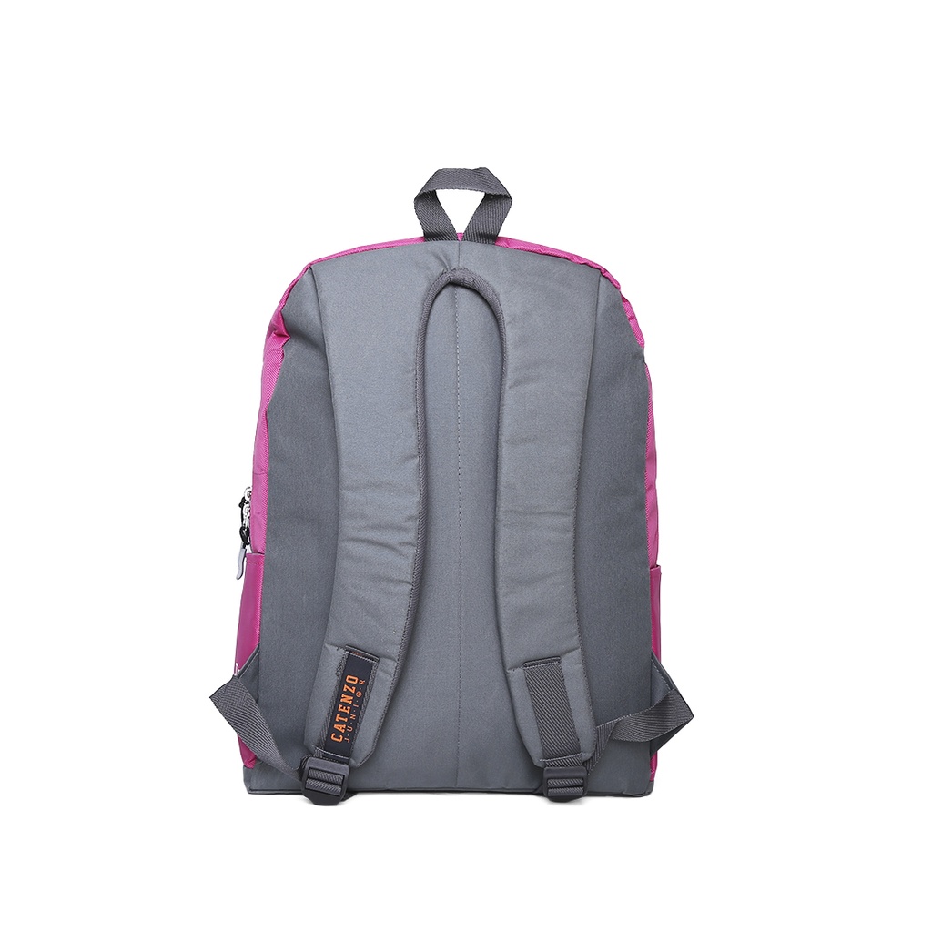 Tas Anak Perempuan remaja cewe ransel sekolah backpack laptop pink abu