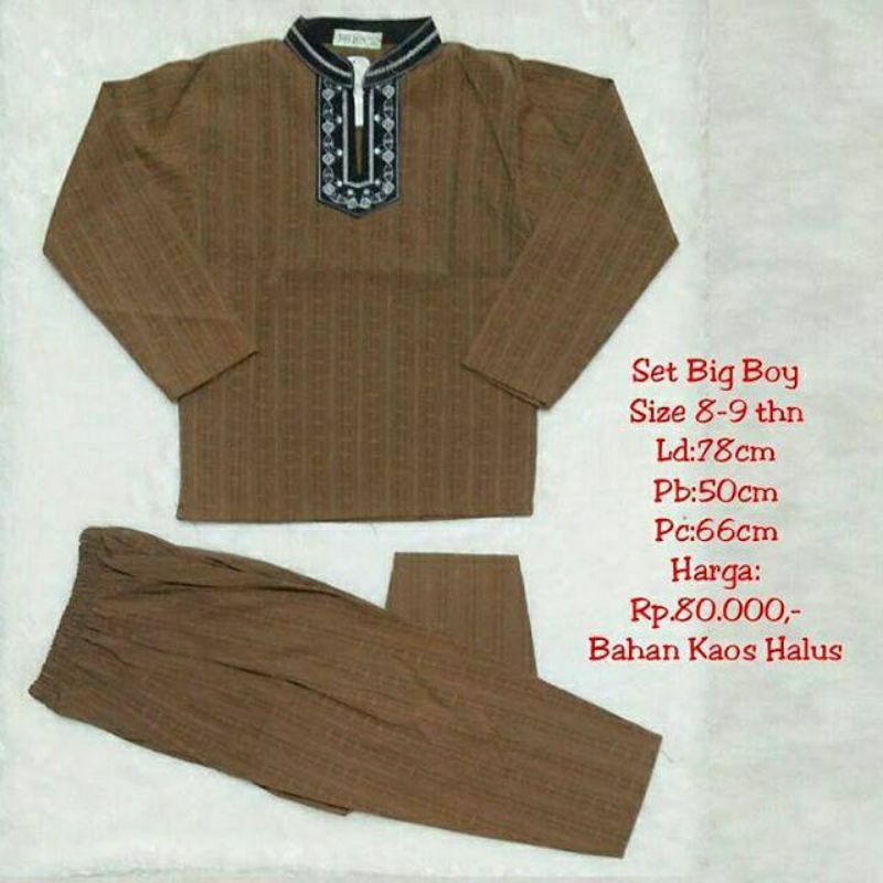 Baju koko anak umur 7 8 9 tahun