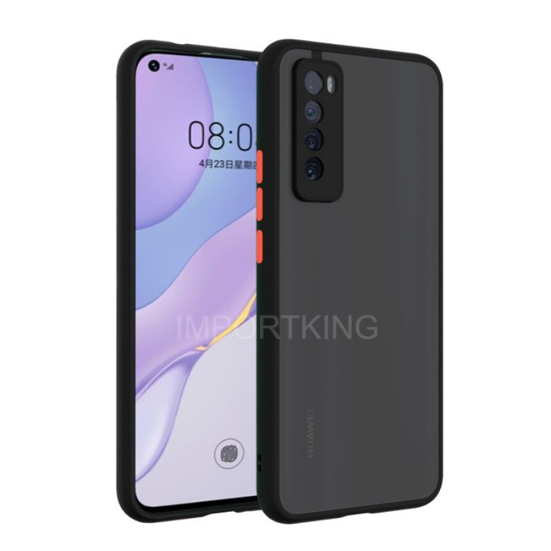 Case Huawei Nova 7 Nova7 5G Hardcase Transparan Matte Casing Cover Camera Sarung Bumper Camera