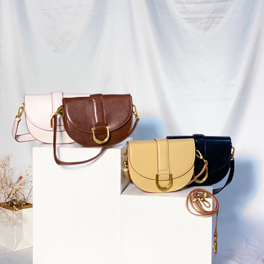 C TAS IMPORT BAHU GABINE SADDLE SHOULDER BAG 01968