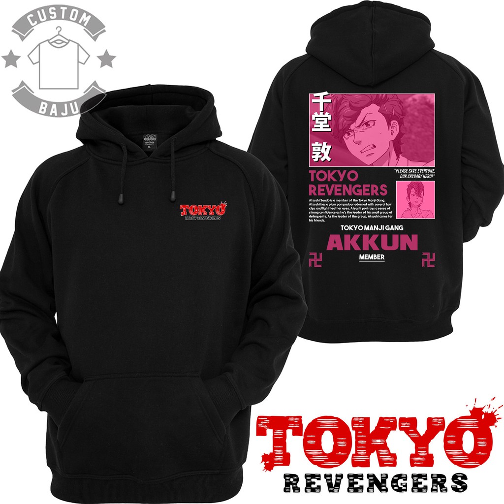 Sweater Hoodie Atsushi Sendo Akkun Anime Tokyo Revengers 579