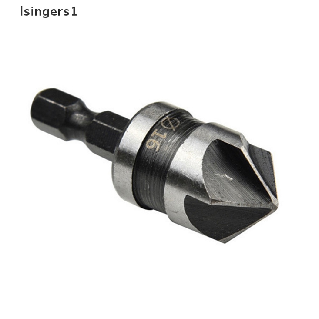 (lsingers1) 3pcs / Set Mata Bor Countersink Hex Bahan Carbon Steel Untuk Metal / Baja