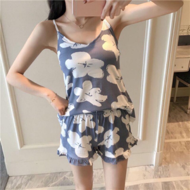 Singlet kensi hot pants import baju tidur wanita Singlet kensi hot pants import baju tidur wanita