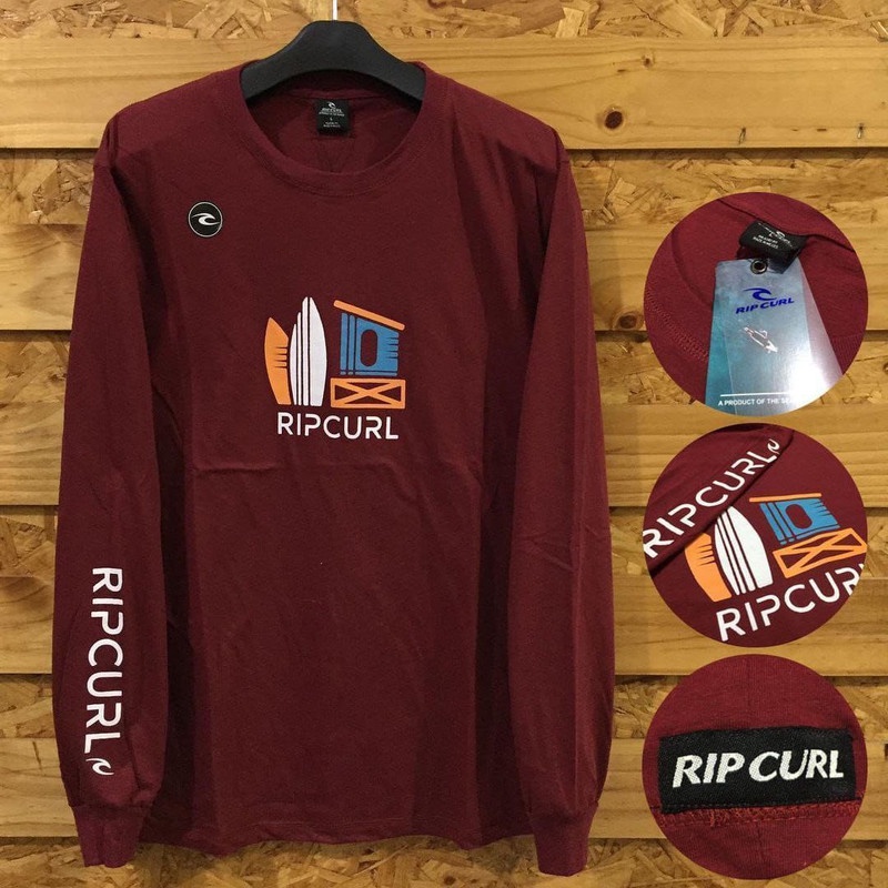 KAOS LENGAN PANJANG RIPCURL MARON M L XL LONGSLEEVE RIPCURL KAOS BRANDED