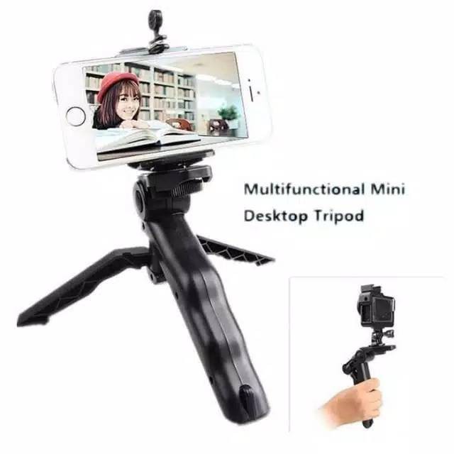 TRIPOD MINI HANDLE STABILIZER DAN HOLDER U UTK HP DAN CAMERA