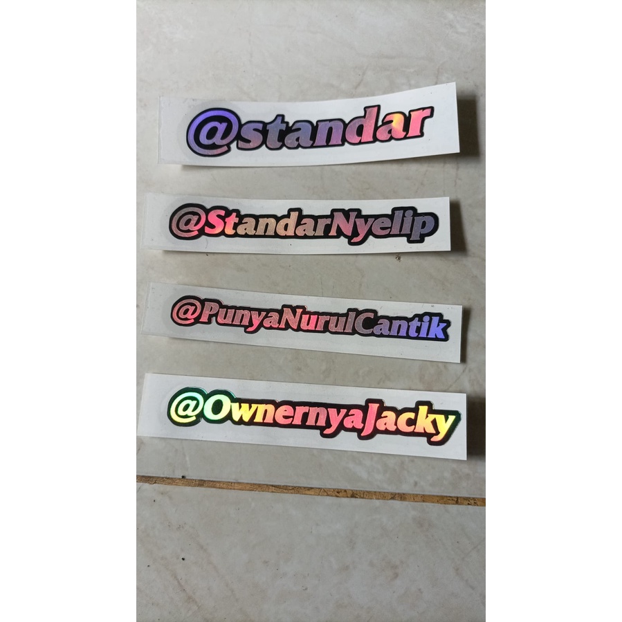 STICKER CUSTOM/CUTTING STICKER/STICKER MOTOR/STICKER NAMA REQUEST