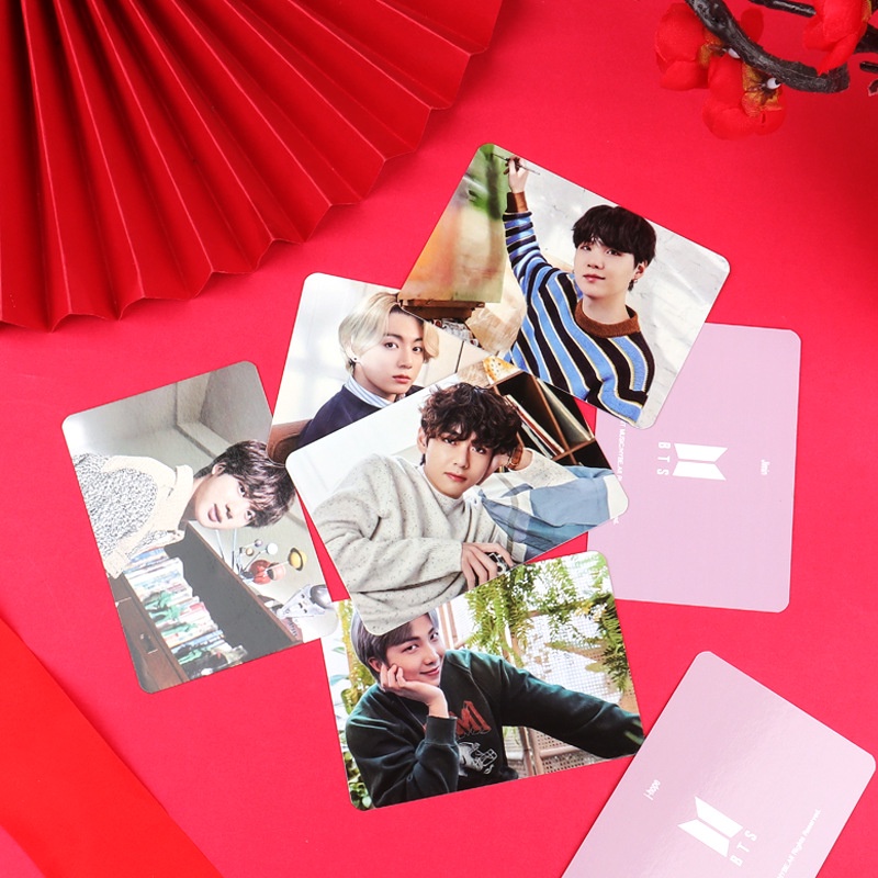 7pcs / Set Kartu Lomo Foto Kpop BTS Merch Box 7 Untuk Koleksi Fans