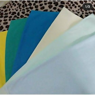 bedong isi 6 pcs warna  soft  kuning  hijau biru UK 90 X 