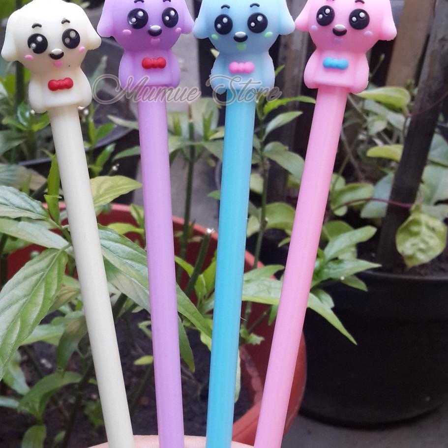 

Pulpen gel /gel pen / Ink gel pen MOMO DOG 12PCS ,.