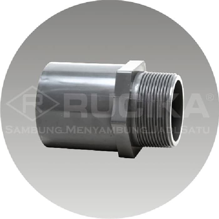 RUCIKA Socket Drat Luar SDL PVC 1 x 3/4 Inch AW / Valve Socket