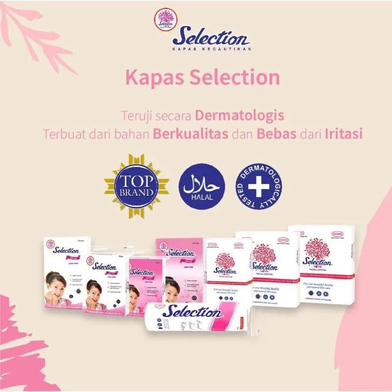 Kapas Kecantikan Selection Kotak / Special Tebal / Tipis / Medisoft Cotton Ball Halal 35gr 50gr 75gr