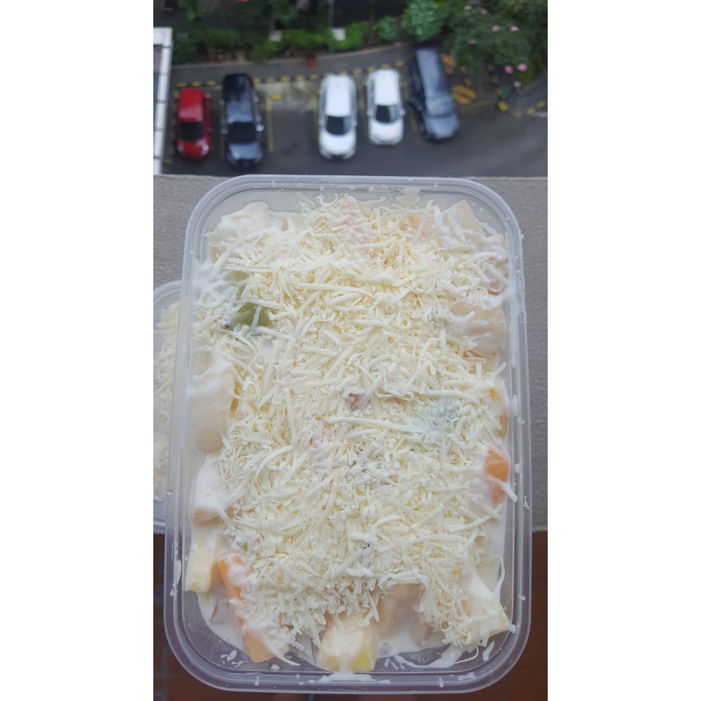 

Salad buah yoghurt enak praktis tanpa pengawet homemade premium dengan keju 500gram/500 ml