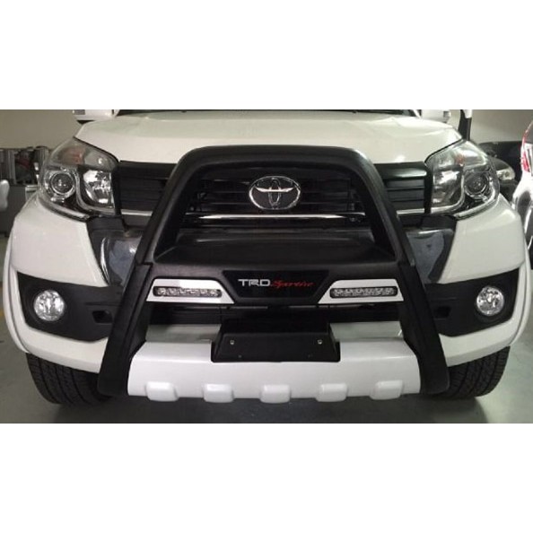 Tanduk Pelindung Bumper Depan Rush Model TRD Sportivo + DRL