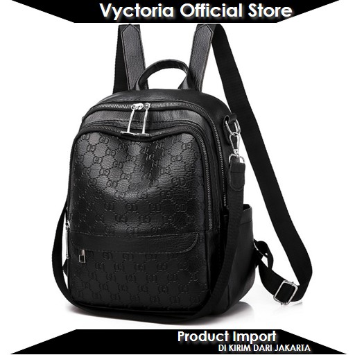 (COD) Vyctoria VOS7021 Tas Ransel Wanita Import Backpack Promo JT8995 CR7021 LT1026 GT1004 BQ3177 EL6129 8995 3177 1026 1004 7021 6129