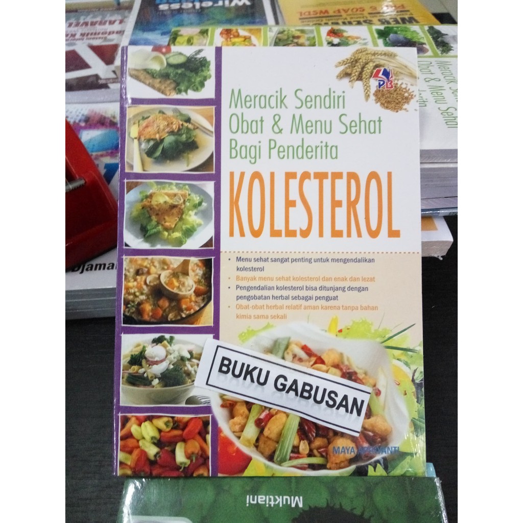 Buku Menu Dan Resep Untuk Penderita Kolesterol - Info Berbagi Buku