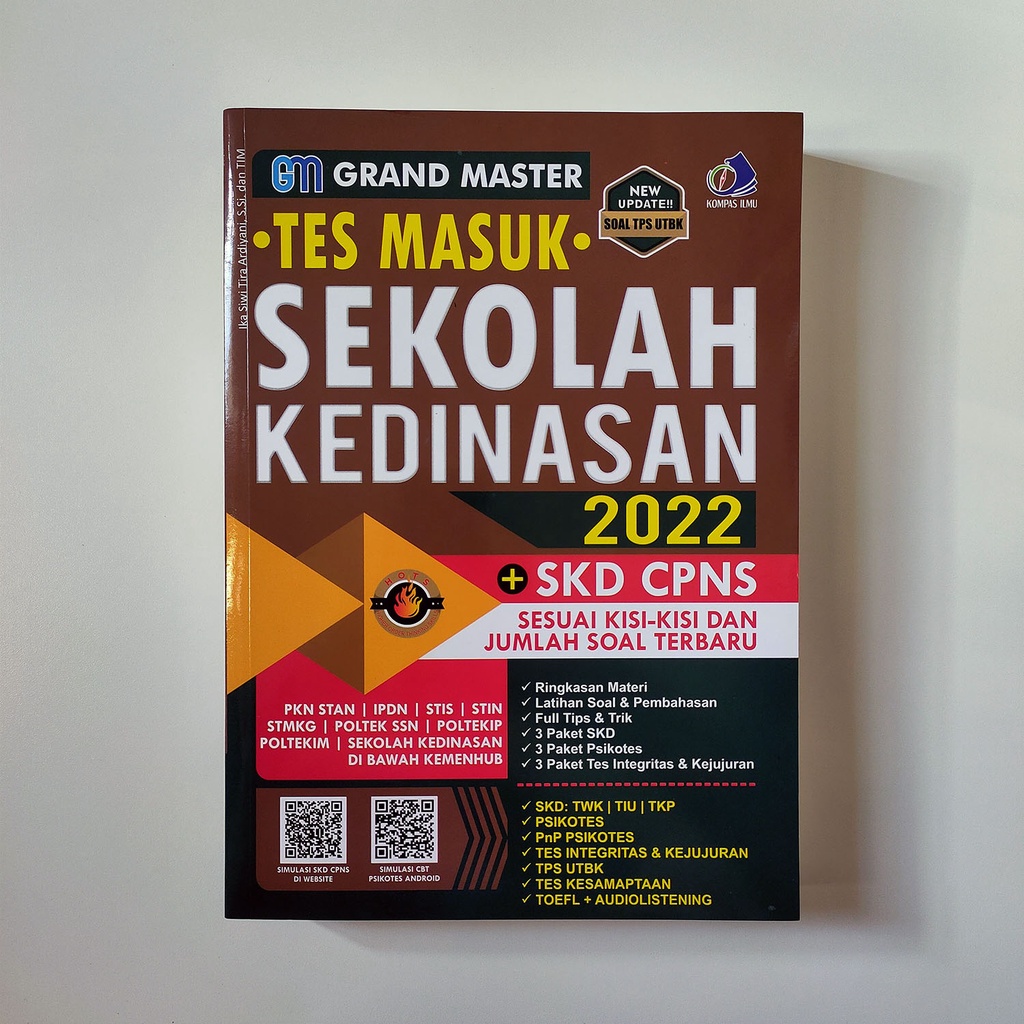 Buku Grand Master Tes Masuk Sekolah Kedinasan 2022-3