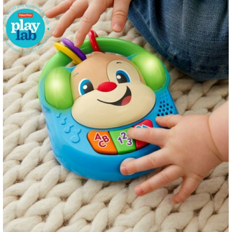 Fisher Price Learning Puppies Laugh and Learn music player Mainan Edukasi Anak