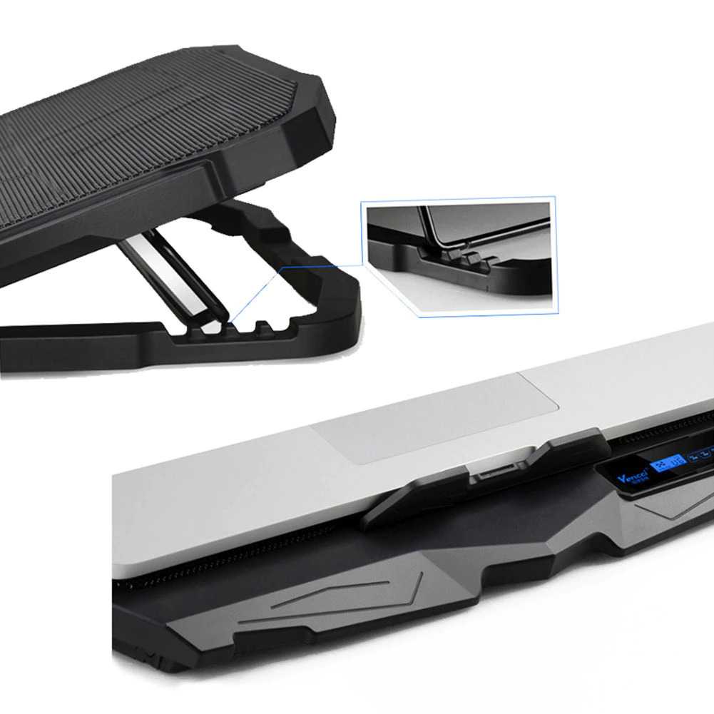 IDN TECH - NAJU Notebook Cooler Pad Laptop Ultra Thin Radiator Cooling Base - S18